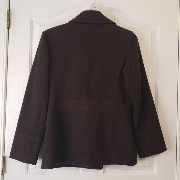 George Woolblend Coat Size Large - Picture 2 of 3